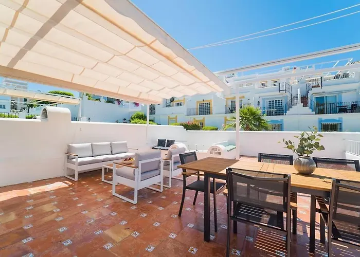 Aloha Pueblo Beautiful With Roof-terrace Next To Aloha Golf * Marbella